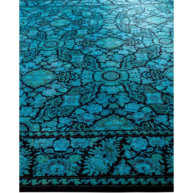 Issiac One-of-a-Kind 10' 4" X 13' 5" Hand Knotted Area Rug