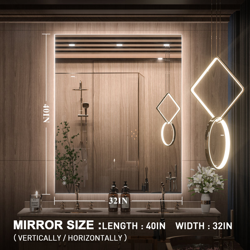 Miroir mural Sirard, 32 po x 40 po