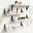 Floating Shelves Set Of 4, Rustic Wood Wall Mounted Storage Shelves For Living Room, Bedroom, Bathroom Decor-1917420313