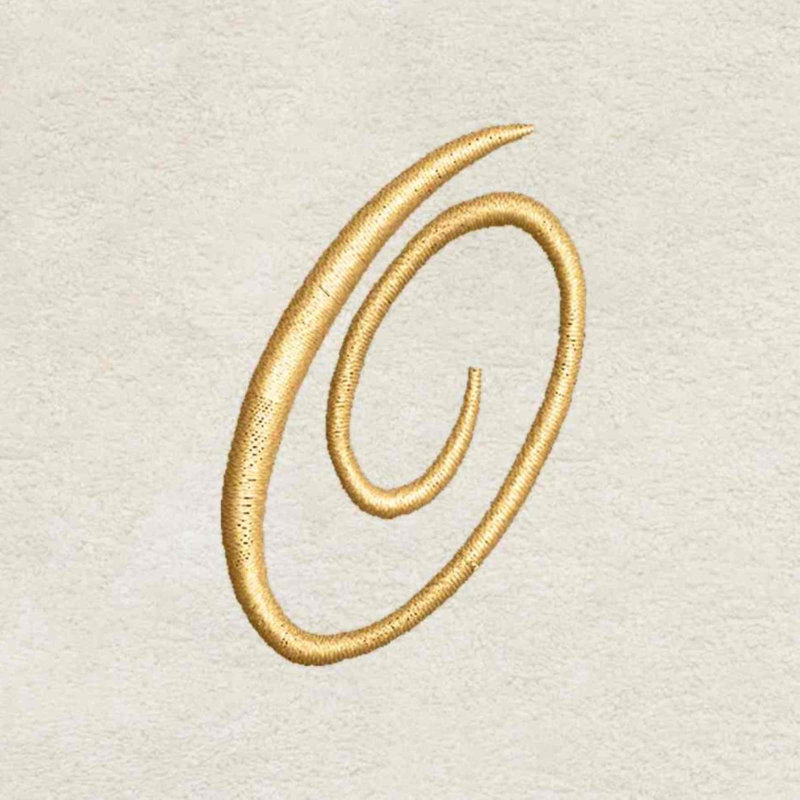 Winston Porter Zakaryan Fingertip Towel Letter O