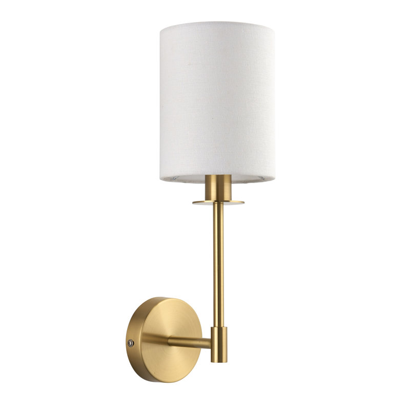 Evonnia Armed Sconce, Satin Brass