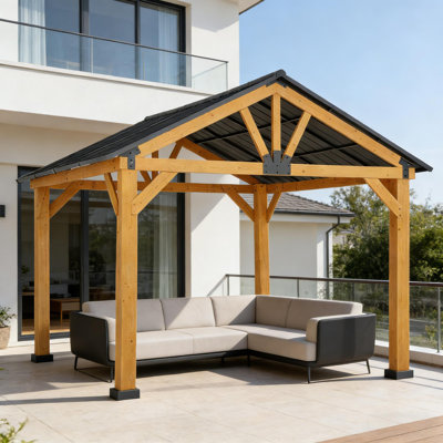 Abri de jardin extérieur, abri de jardin à toit rigide, abri de jardin