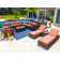 Yussuf 15 - Person Modular Patio Conversation Sets with Cushions