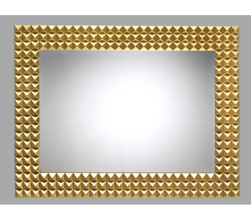 Miroir d'appoint mural Modern, Or