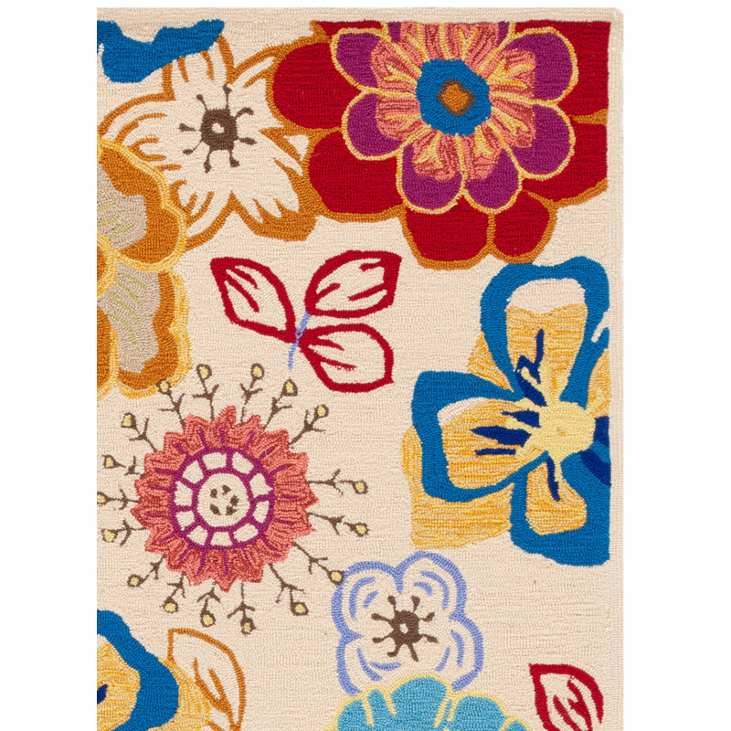 Doyle Hand Hooked Performance Rug, Rectangle 2'6" x 4'