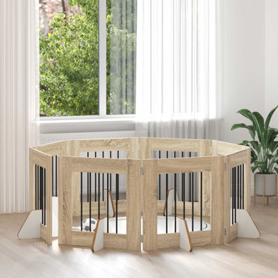 Engineered Wood Free Standing Pet Gate