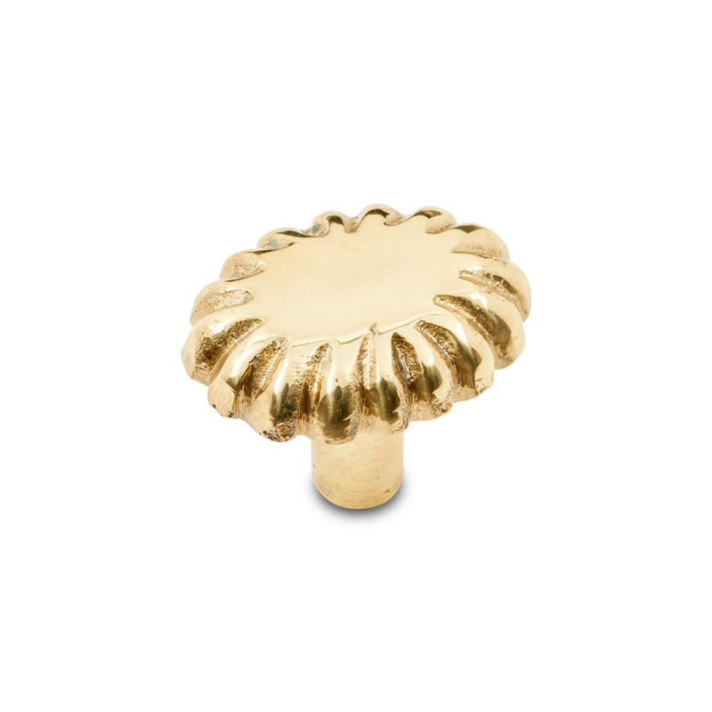 CK Series Knob, Polished Brass