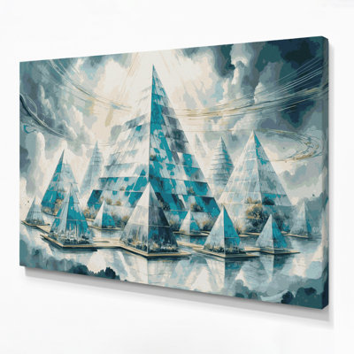 Art mural sur toile beige Sci Fi