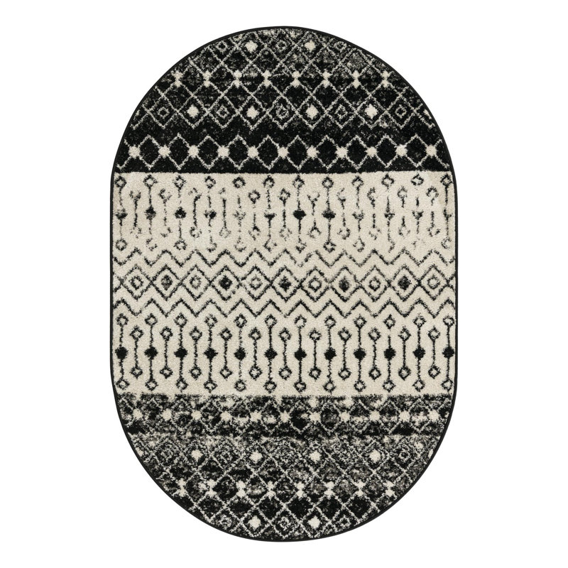 Somerville Moroccan Indoor Rug, Oval 4'1" x 6'1"