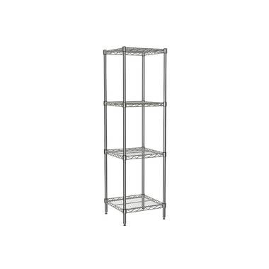 54 Open Hanging Wall Storage Shelves Extra Wide Cabinet Unit CO1454W  Tarrison