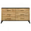 Commode 6 tiroirs Fraser Natural Pine