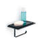 Verona Wall Mount Toilet Paper Holder with Soap Holder