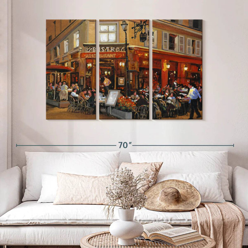  «Bistro I, H 32 po x l 50 po