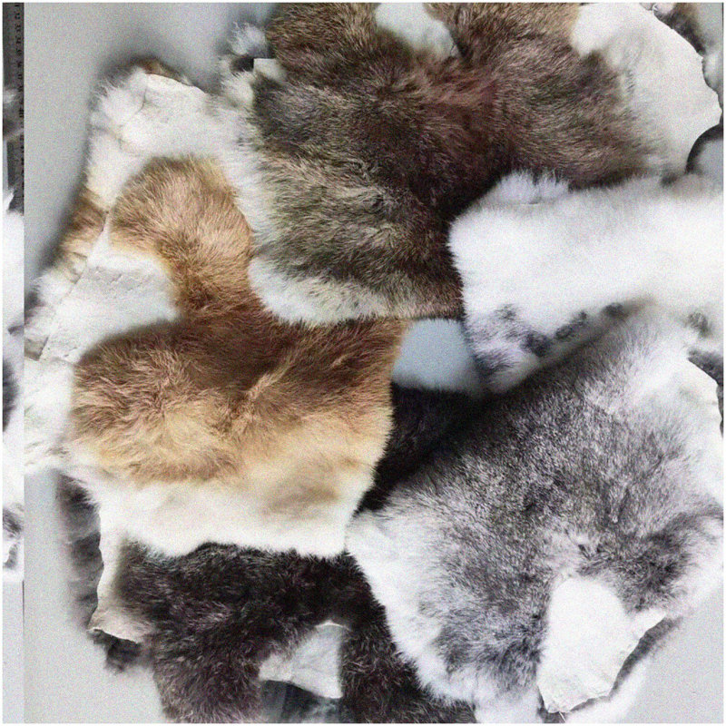 6-Pack Natural Rabbit Pelts