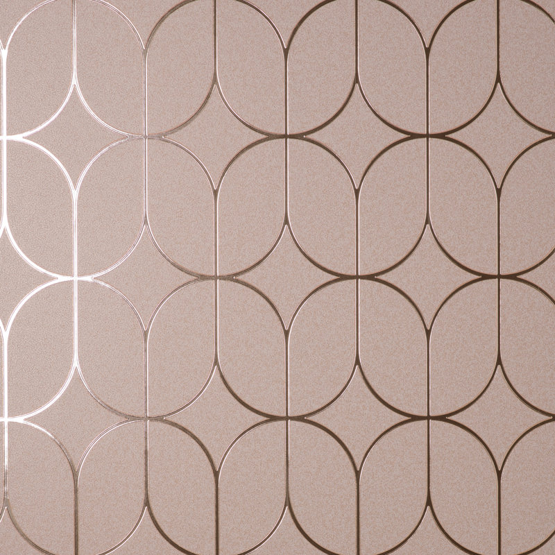 Platinum Rosco Trellis Wallpaper, Pink