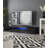 78" Svioandi Glossy TV Stand Cabinet with Lights Soundbar Shelf for TVs up to 88"-1744171983