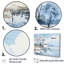 Ensemble d'art mural sur toile Lakeside Nature Serenity I - Lakes Lakehouse-107743937-107743941