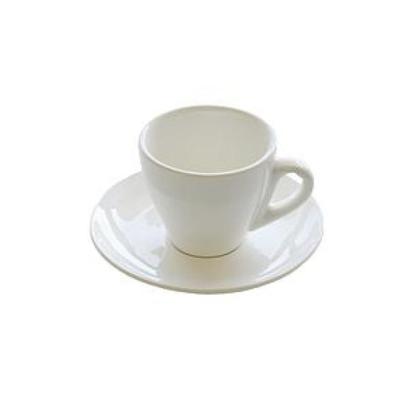 Ensemble de tasse à café et soucoupe à espresso Vitrex 2,35 oz 6 + 6