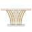 59" Gold Console Table