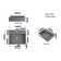 Serene Valley 18.9'' Solid Surface Square Bathroom Sink