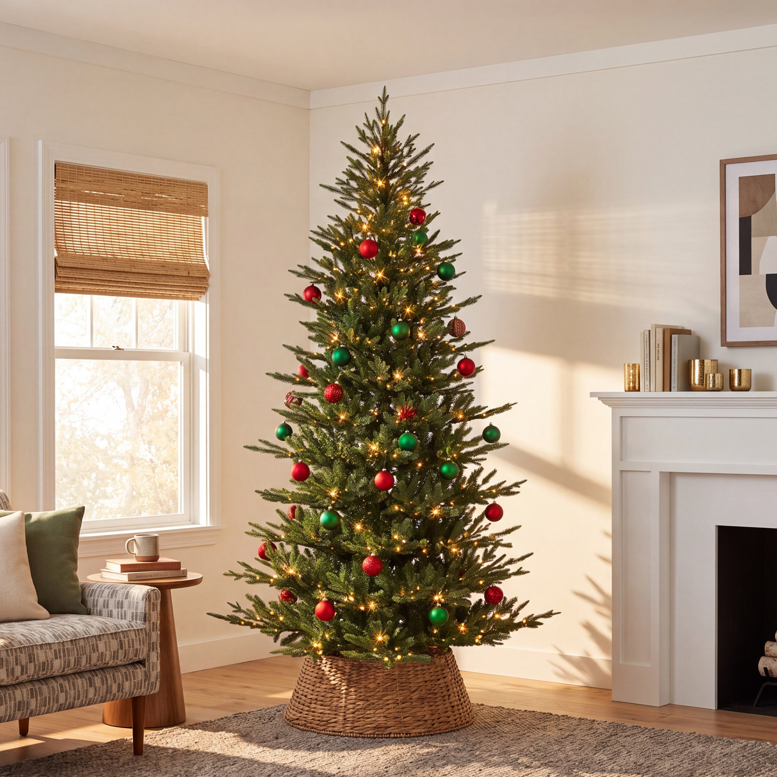 Gracelan 7.5' Lighted Artificial Christmas Tree