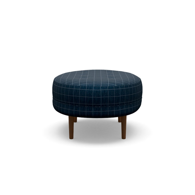 Avalon Ottoman, Walnut, Block 654234