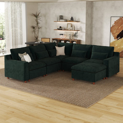 Canapé modulaire 5 places French Seam