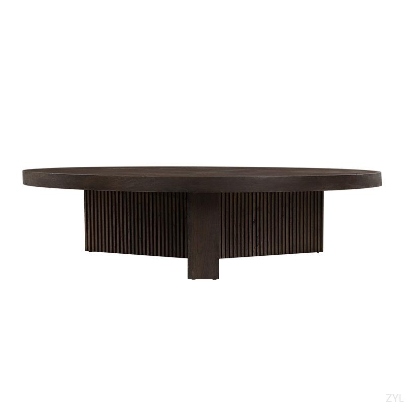 Table basse à finition expresso