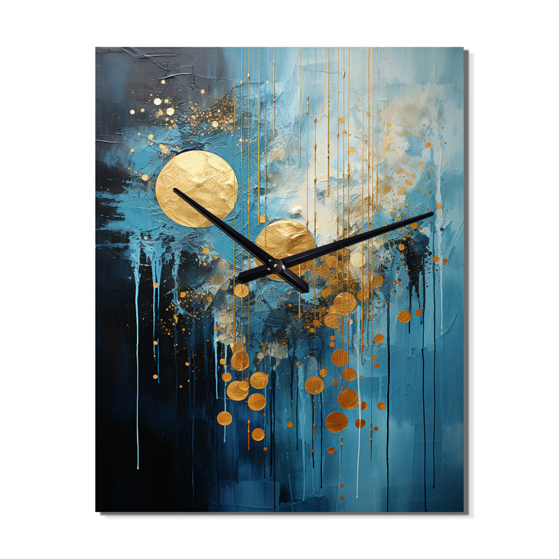 Bjartur - Horloge murale lune surdimensionnée, Grand