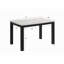 Chaises rembourrées moelleuses de 5 po avec dessus en faux marbre blanc et gris anthracite