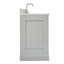 Meuble-lavabo simple avec plateau Abita 61-93359376