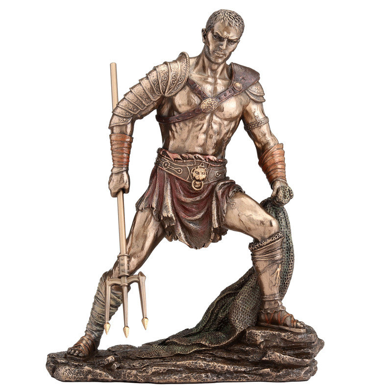 Figurine en bronze coulé à froid 10,83 pouces de hauteur