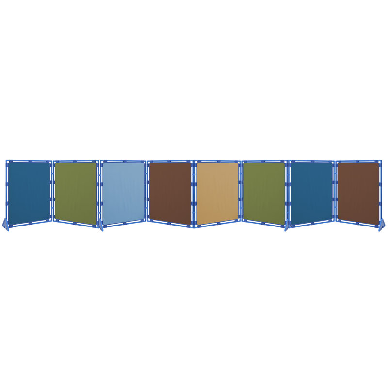 Ensemble de 8 écrans géants pour grand écran, Brun / bleu / vert