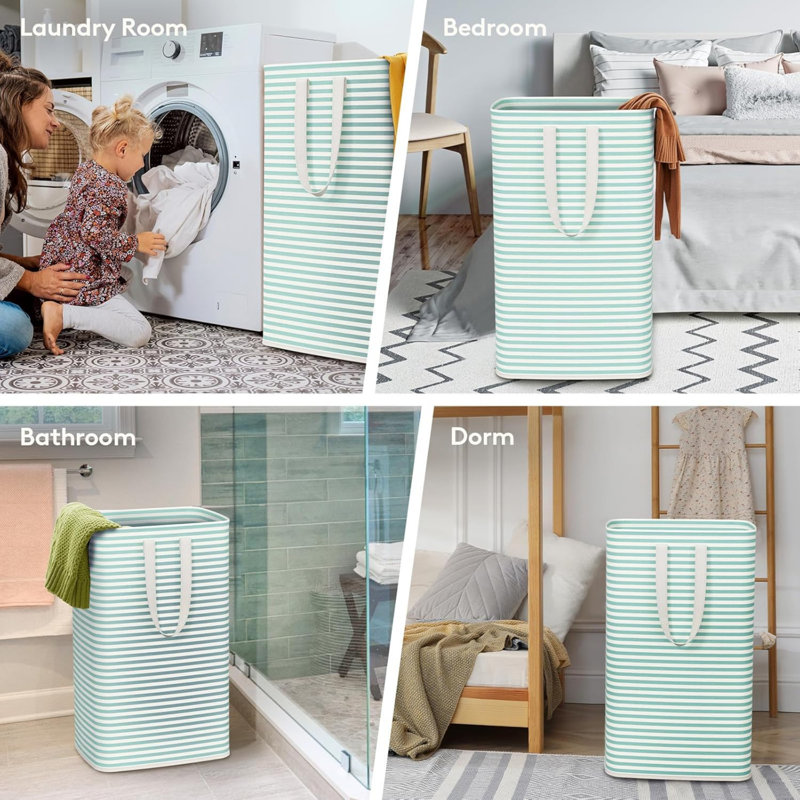 Polyester Laundry Room Organiser, Green