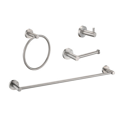 4 - Piece Bathroom Hardware Set