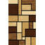 Tapis abstrait brun / beige Mccampbell-40066873
