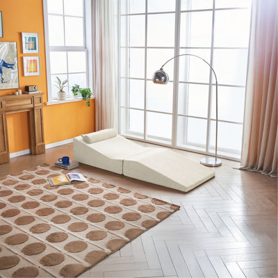 Canapé éponge désossée à haute densité Pure - chaise longue Tatami pliable et portable, canapé-lit multifonctionnel pour le salon et la chambre à coucher, sans assemblage, écologique, plusieurs couleurs