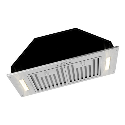 600 CFM 30 inch Range Hood Insert with Light Baffle Filter Included Stainless Steel