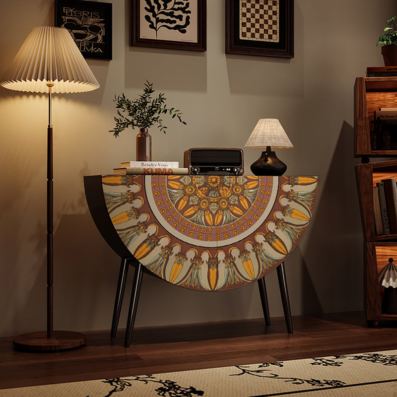 Armoire décorative en demi-cercle