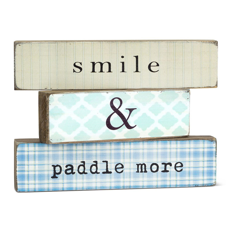 Enseigne de bloc empilable Fairwinds Smile