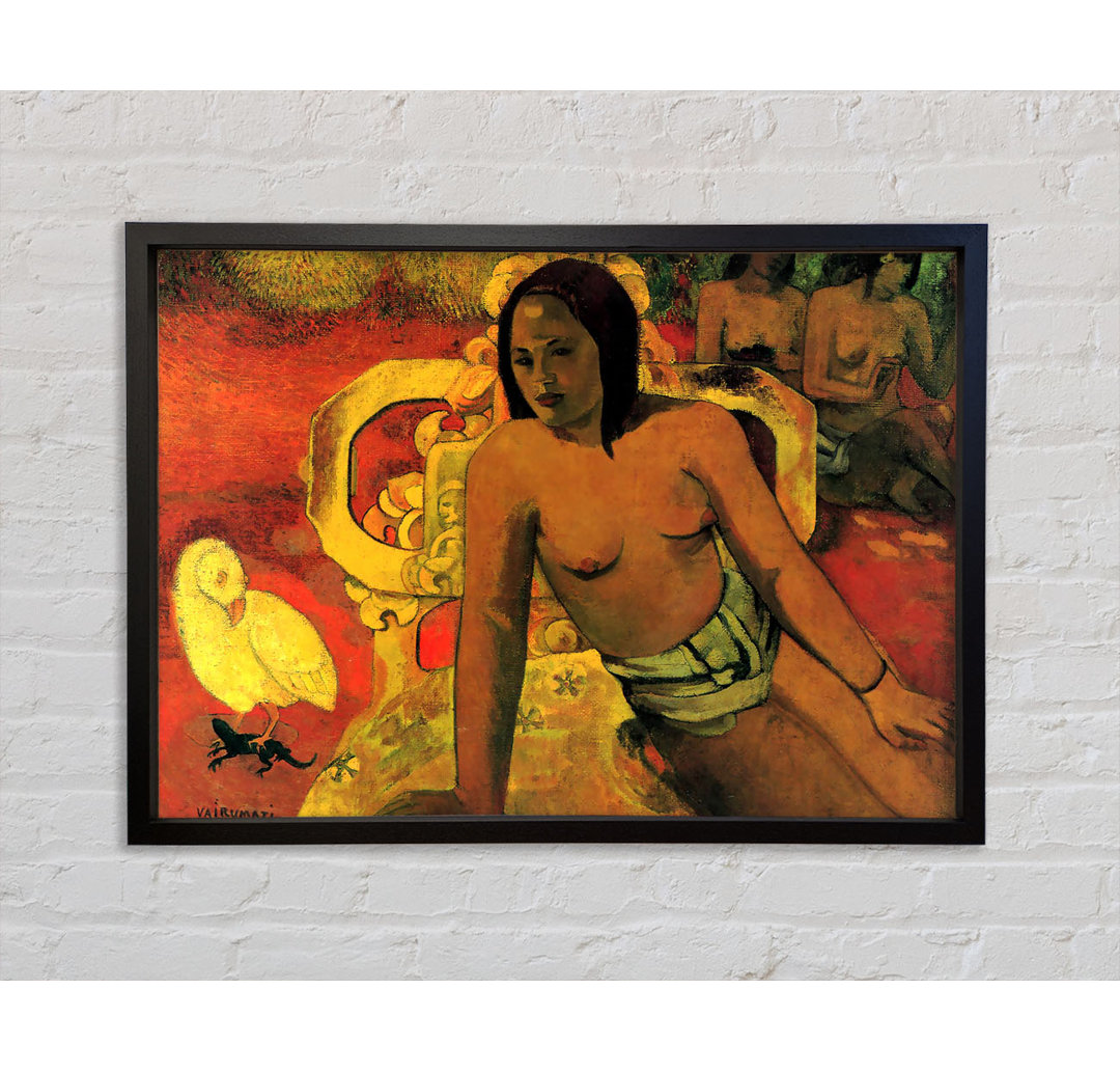 Vairumati von Paul Gauguin - Einzelner Bilderrahmen Kunstdrucke auf Leinwand