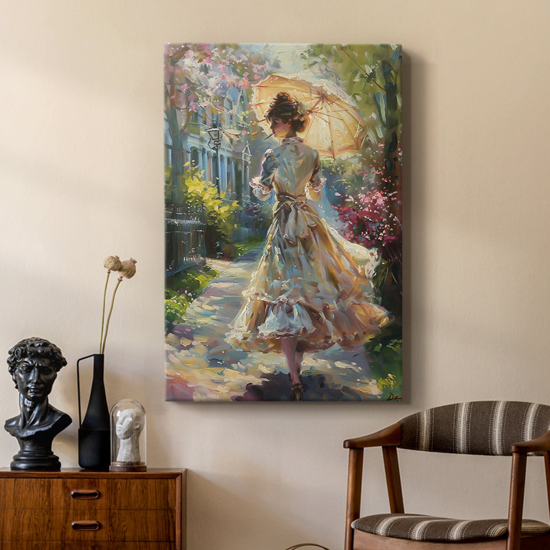WCCEN Series DCCLV III - Toile tendue avec châssis Premium - Prêt à être accroché, H 12 po x l 8 po