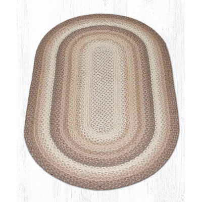  Oval Natural Jute Rug – Natural Fiber