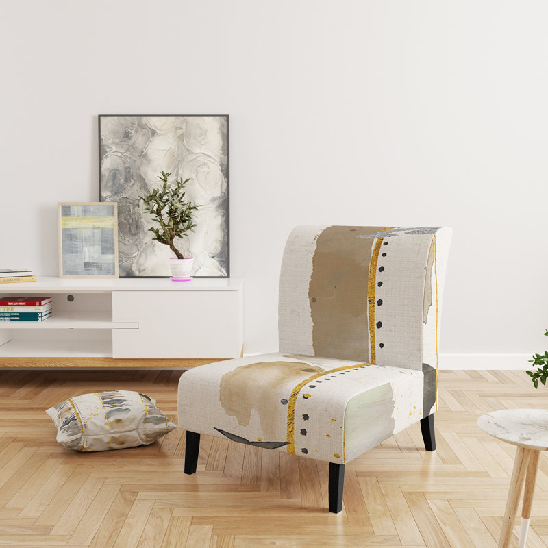 Fauteuil de chambre abstrait tapissier abstrait I