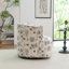 Fauteuil demi-tonneau pivotant rembourré Bryonie