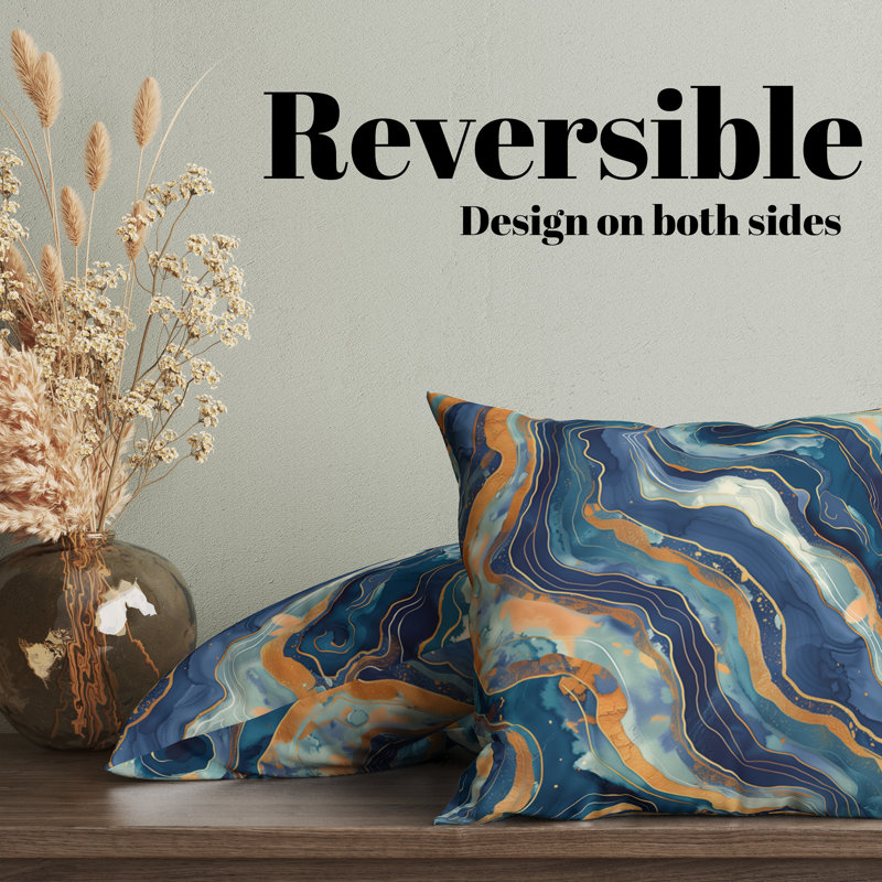 Abstract Reversible Pillow Cover