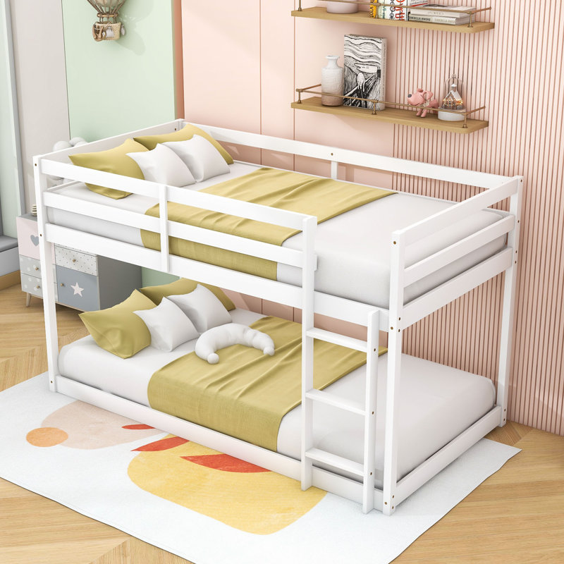 Lit superposé simple au-dessus de simple Guna par Harriet Bee, Blanc