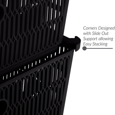 Simplify Plastic Decorative Bin