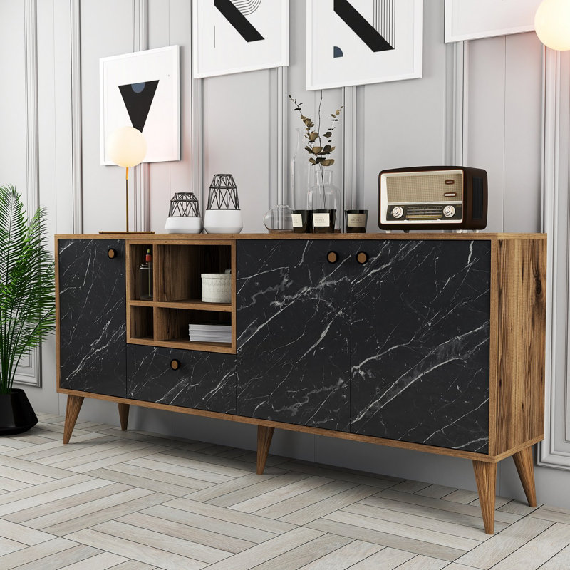 Console, Noir/noyer