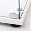 Vitrine blanche à 4 tablettes pour salon Living Room